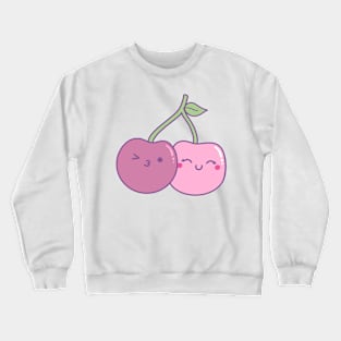 Kawaii cherries in love. Crewneck Sweatshirt